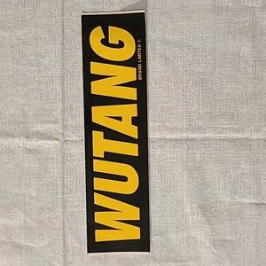 WU-TANG CLAN AUTHENIC STICKER